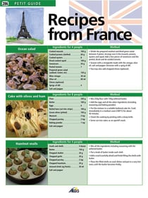 Recipes from france