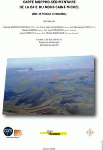 Carte morpho-sédimentaire de la baie du Mont-Saint-Michel - Ille-et-Vilaine et Manche
