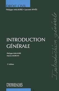 Droit civil introduction generale 2e (2e edition)