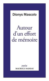 Autour d'un effort de mémoire : sur une lettre de Robert Antelme