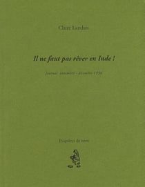 Il ne faut pas rêver en inde ! journal novembre-décembre 1996