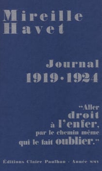 Journal 1919-1924
