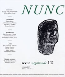 Revue nunc n.12 : Gillibert, Lefebvre, Suied, Ricot & Atlan