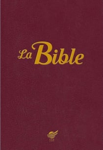 La Bible Couverture Souple Blanche, Paroles De Jesus En Rouge