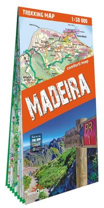 Madère 1/50.000 (carte grand format laminée; trekking tQ)