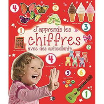 J'apprends les chiffres avec des autocollants