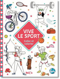 Vive le sport - coller-colorier