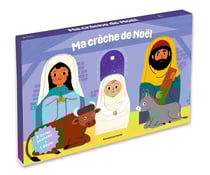 Ma crèche de Noël : 3 livres-santons et un décor