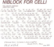 Niblock for celli/celli plays Niblock