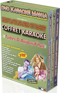 DVD Karaoké Mania - Coffret 3 DVD : Tubes d'aujourd'hui (2017 à 2019)