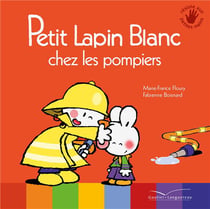 Petit lapin blanc chez les pompiers
