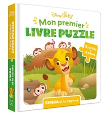 Mon premier livre puzzle : Disney Baby : Simba et la savane
