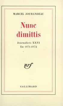 Journaliers - xxvi - nunc dimittis - (1971-1972)
