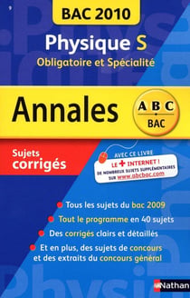 ANNAL BAC 2010 PHYSIQUE S OBLI