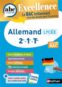 ABC du bac excellence : Allemand - 2de, 1re, Terminale (édition 2024)