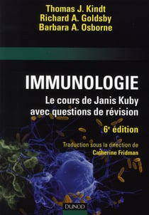 Immunologie - le cours de janis kuby avec questions de révision (6e édition)