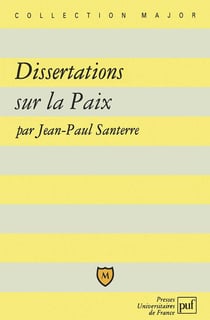 Dissertations sur la paix