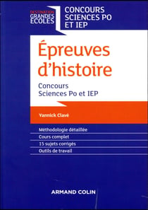 Épreuves d'histoire - concours Sciences Po et IEP