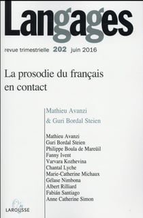 Langages n° 202 (2/2016) La prosodie du français en contact
