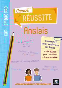 Carnet de réussite : anglais - CAP 2de bac pro - livre de l'élève (édition 2021)