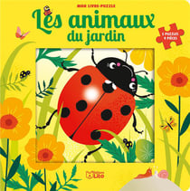 Mon livre puzzle : les animaux du jardin