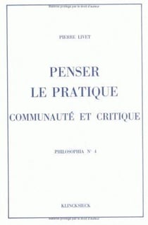 Penser le pratique, communauté et critique