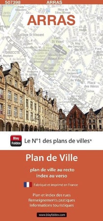 Arras : plan de ville (édition 2024)