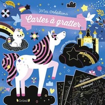 Pochette cartes à gratter - licornes et chevaux