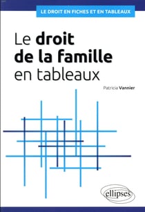 Le Droit De La Famille En Tableaux