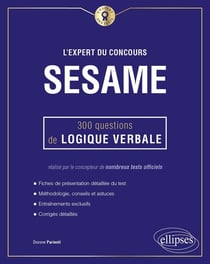 L'expert du concours SESAME - 300 questions de logique verbale