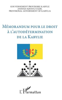 Memorandum pour le droit à l'autodétermination de la Kabylie
