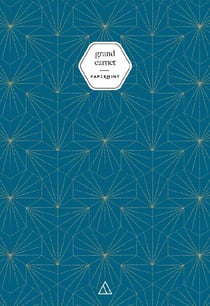 Grand carnet - papermint tiles bleu