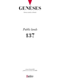 GENESES n° 137 (2024-4) : Public lands