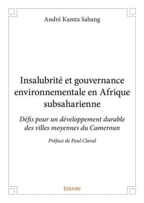 Insalubrite et gouvernance environnementale en afrique subsaharienne - defis pour un developpement d