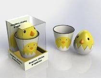 Coffret mug + squichy poussin