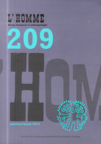 Revue l'homme n.209 - janvier/mars 2014