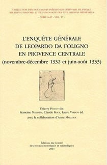L'enquête générale de Leopardo da Foligno en provence centrale