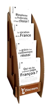 Présentoir de table - 30 ex. discours tequi