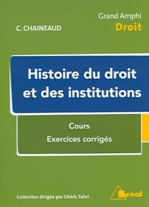 Histoire du droit et des institutions