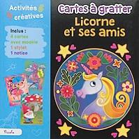 Cartes à gratter - licornes et ses amis