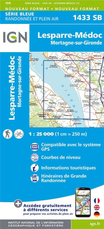 1433Sb Lesparre-Medoc/Mortagne-Sur-Gironde