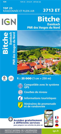 3713Et Bitche/Dambach/Pnr Des Vosges Du Nord
