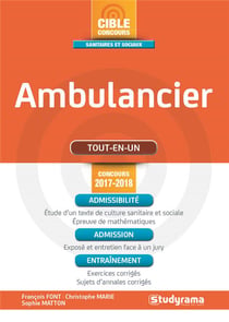 Ambulancier - tout-en-un (concours 2017/2018)