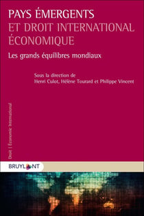 Pays émergents et droit international économique : les grands équilibres mondiaux