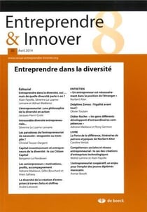 Entreprendre & innover n.20 : entreprendre dans la diversité