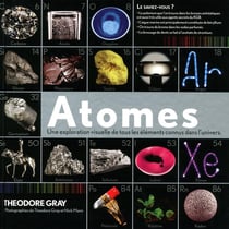 Atomes - une exploration visuelle de tous les éléments connus dans l'univers