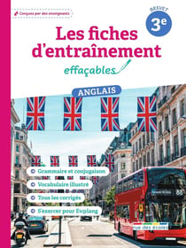 Les fiches d'entraînement effaçables : Anglais : 3e