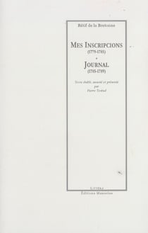 Mes inscripcions (1779-1785) - journal (1785-1789)