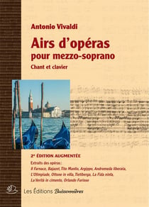 Airs d'opéra pour mezzo-soprano - chant et clavier