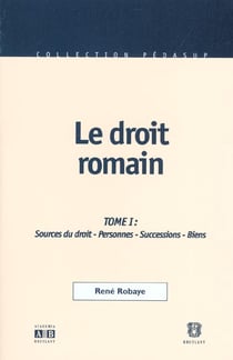 Le droit romain prive t.1 - sources du droit - personnes - successions - biens